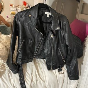 Top Shop Vegan Leather Jacket
